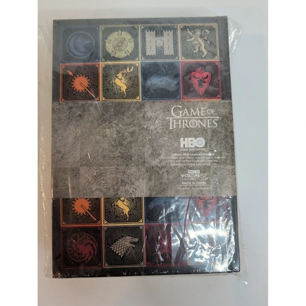 Game‎ of Thrones HBO House Sigils Notebook Journal CultureFly Collector Book NEW